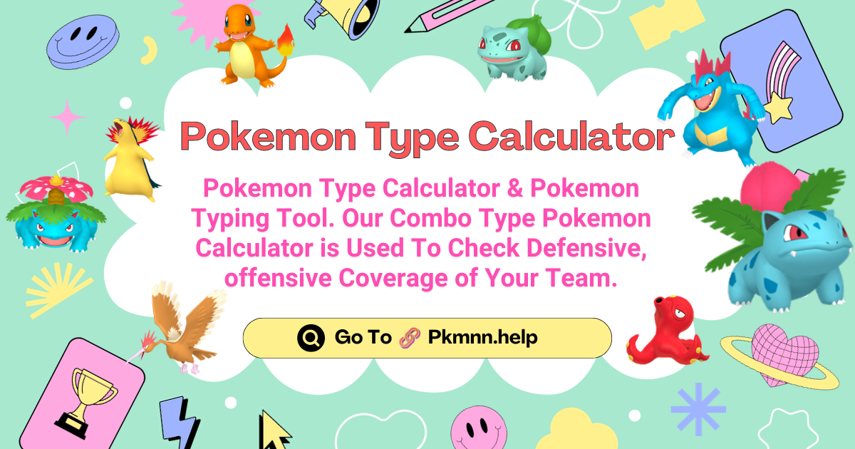Pokemon Type Calculator